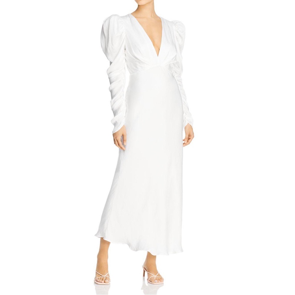 Bardot Zaria midi satin dress